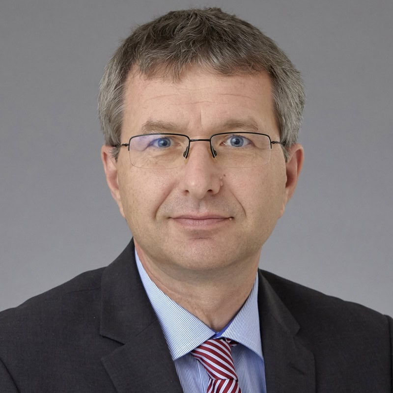 Portrait von Rainer Maucher, Vorstand Vermögensmanagement, Rechnungswesen, Controlling und Administration der Gemeinnützigen Hertie-Stiftung